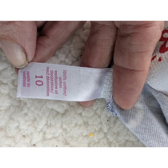 Girls size 10 Justice shorts Patriotic - Picture 7 of 8